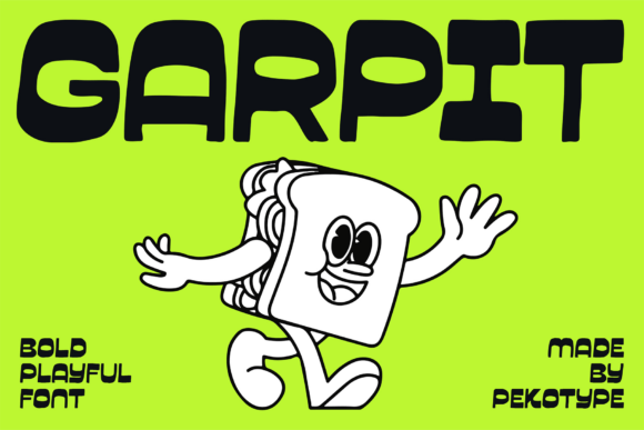 Garpit Typeface: Bold, Playful, and Perfect for Modern Branding