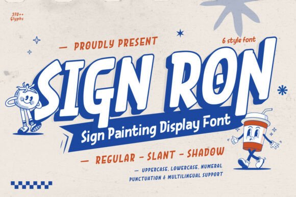 Sign Ron: The Vintage Display Font for Modern Design