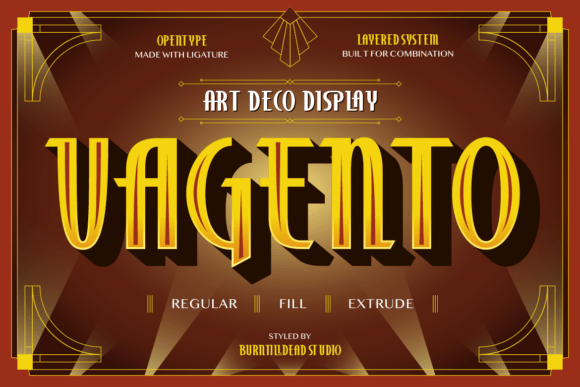 Vagento: The Art Deco Font for Timeless Design